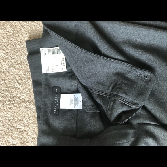 Grey Simply Styled Pants NWT - Picture 2 of 2